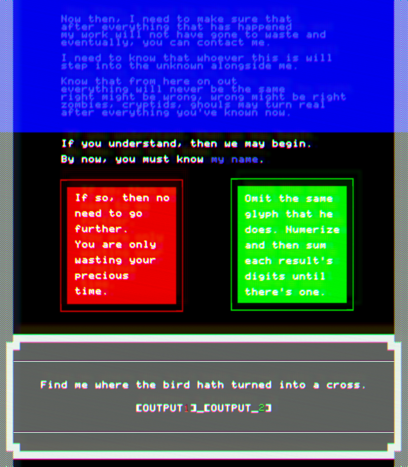 Who among you would die alone…